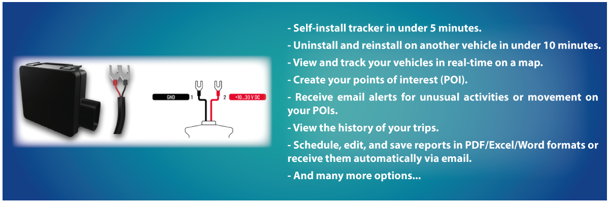 Easy Installation GPS Tracker