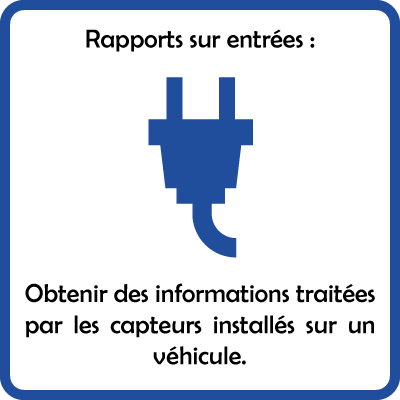 Gestion informations capteurs véhicules