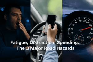 Fatigue, Distraction, Speeding: The 3 Major Road Hazards