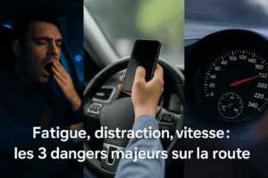 Fatigue, distraction, vitesse : les 3 dangers majeurs sur la route