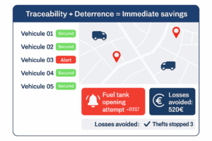 Smart Fuel Cap Traceability Deterrence Immediate Savings