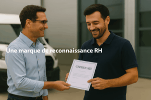 Une marque de reconnaissance RH